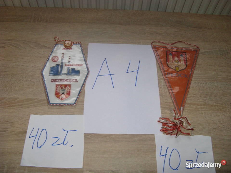 proporczyki lata 70 te i 80 te Ostrołęka