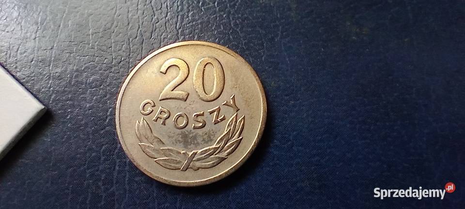 Stare monety 20 groszy 1949 MN piękna PRL Polska Lesko sprzedam