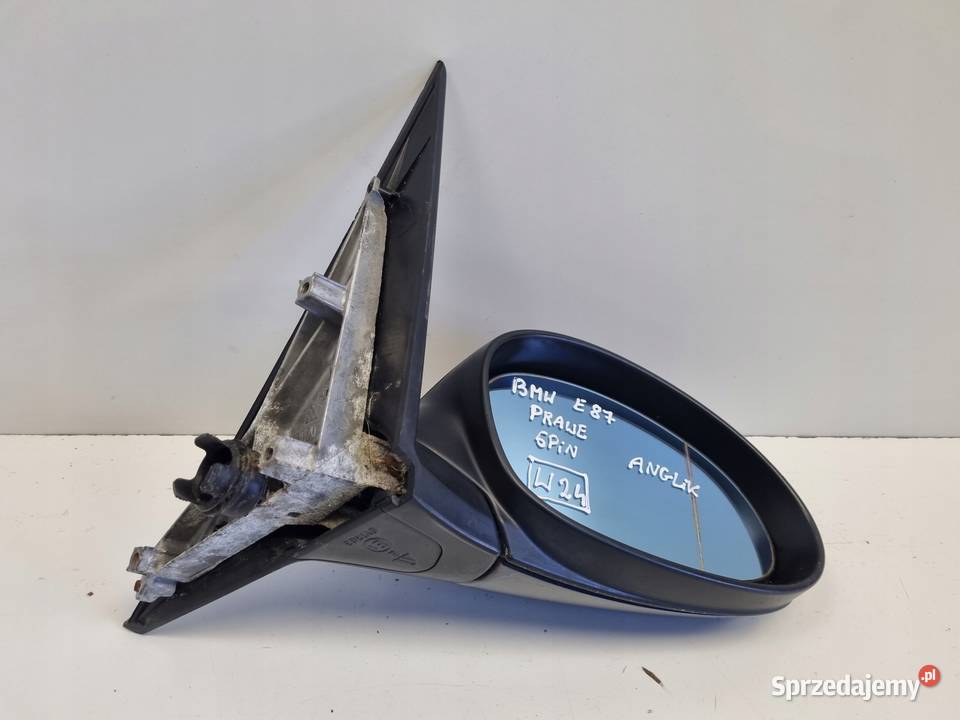 LUSTERKO PRAWE BMW E87 E81 PASAŻERA Elektryczne Rudka