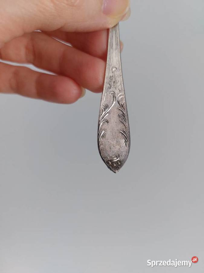 6 małych retro łyżeczek vintage kuchnia