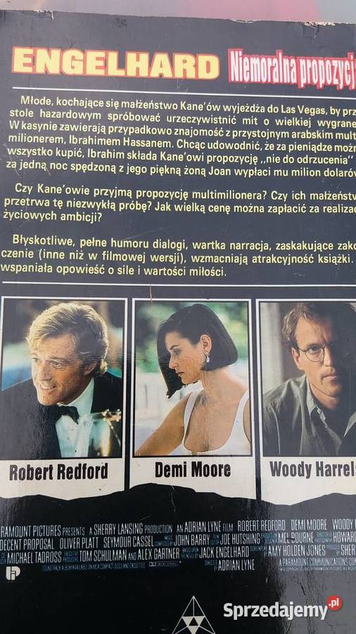 Niemoralna propozycja Engelhard filmowe książki