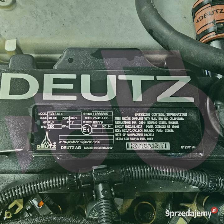 Deutz TCD 36L04 MANITOU MLT 737 Wilkowo sprzedam