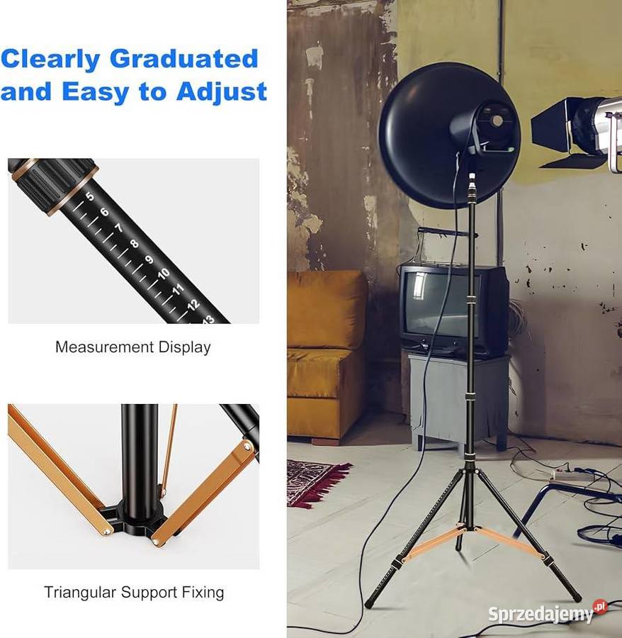 Soonpho 220 statyw podróżny ze stopu aluminium Akcesoria Zawiercie