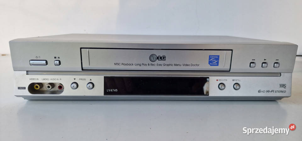 MagnetowidLG LV4745 LV 4745 PILOT video vhs Magnetowidy wielkopolskie Międzychód