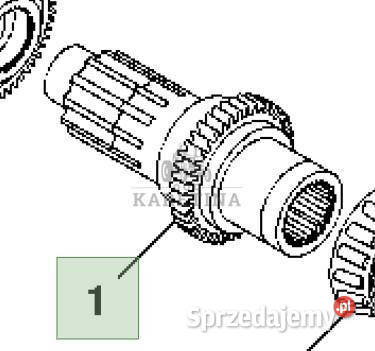 John Deere 8110 8210 8310 8410 Wał Wałek CZĘŚCI Jastrzębniki