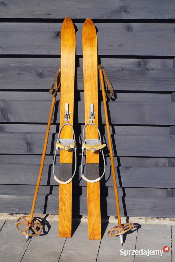 Stare narty dziecięce 100 kijki sprzedam