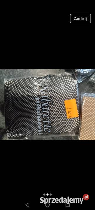 Kabaretki czarne brązowe podkolanówki 4 paczki czarny podkarpackie Krosno