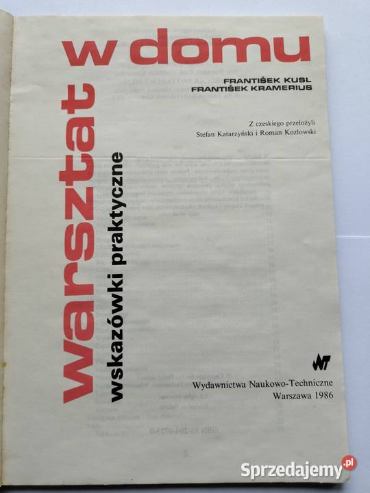 Warsztat w domu Frantisek Kusl Frantisek Gdynia
