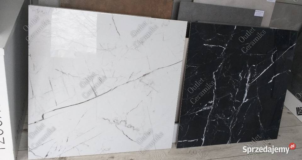 Marmo blackwhite mat 80x80 płytki łazienkowe Radom