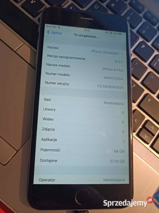 Pilny iPhone 6 Plus 64GB działający z lekkim