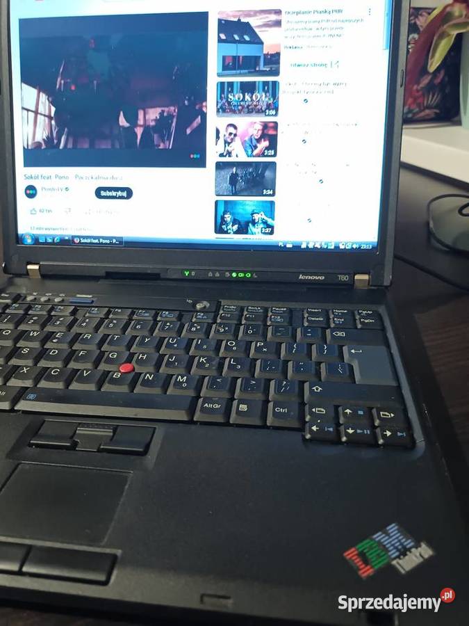 Ibm thinkpad T60 łódzkie Kałęczew sprzedam