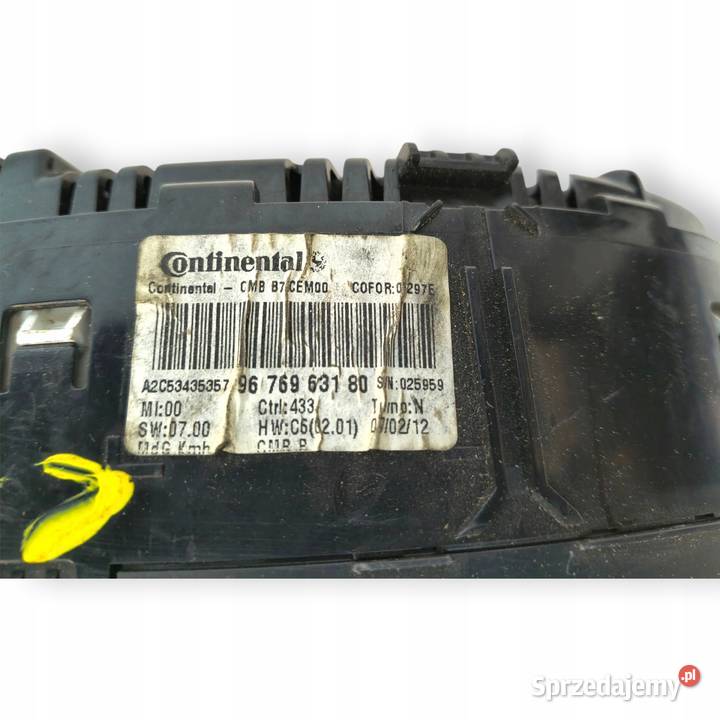 LICZNIK ZEGARY 9676963180 Citroen C4 II 16 HDI osobowe Chełm