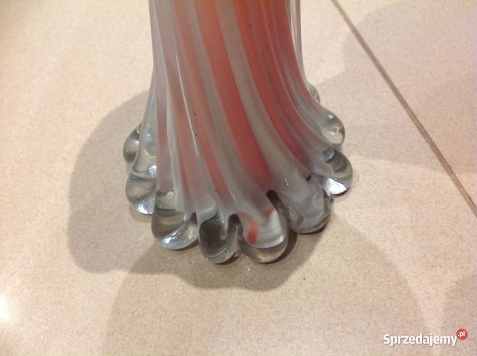 Wazon Szklany Kalia MURANO Rwaniec STARY Nowa Sól sprzedam