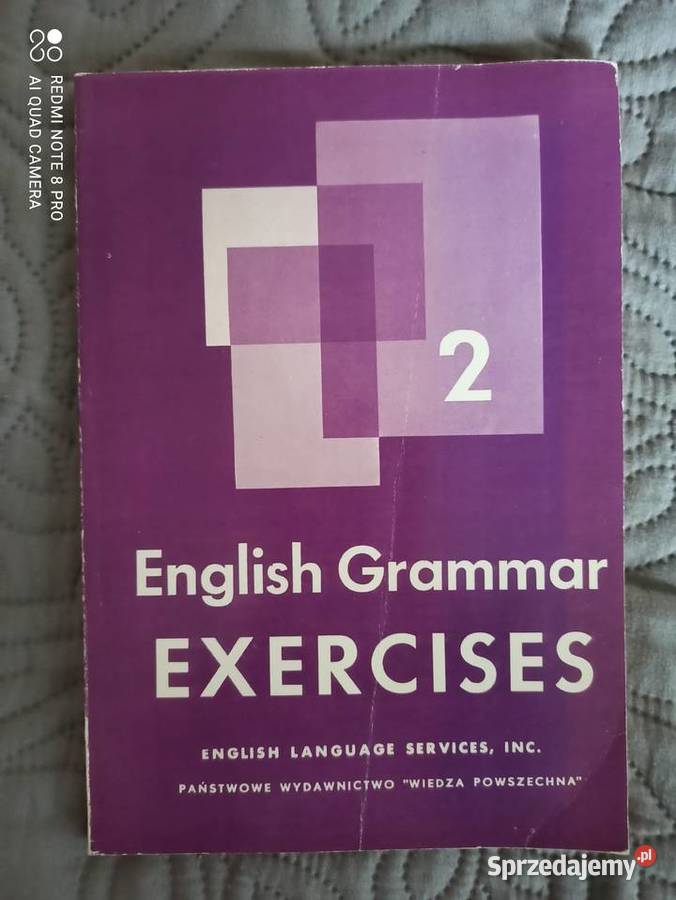 ENGLISH GRAMMAR EXERCISES BOOK TWO Warszawa Sprzedajemy pl