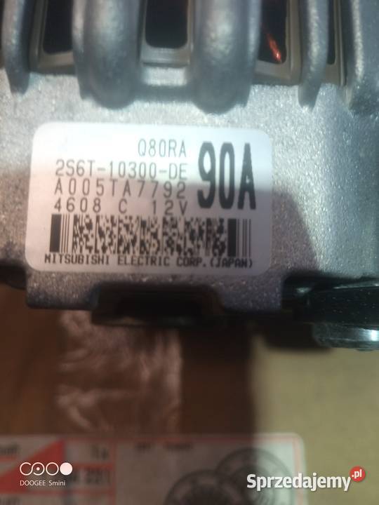 2S6T10300DE Alternator Oryginalny Ford Fiesta V osobowe Układ elektryczny silnika Katowice