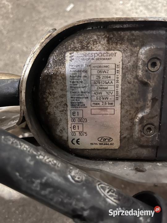 1S7H18K464 Ogrzewanie postojowe hydronic webasto zachodniopomorskie Szczecin