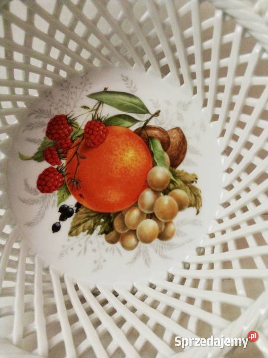 ażurowa miska Cluj Napoca Romania vintage biały Częstochowa