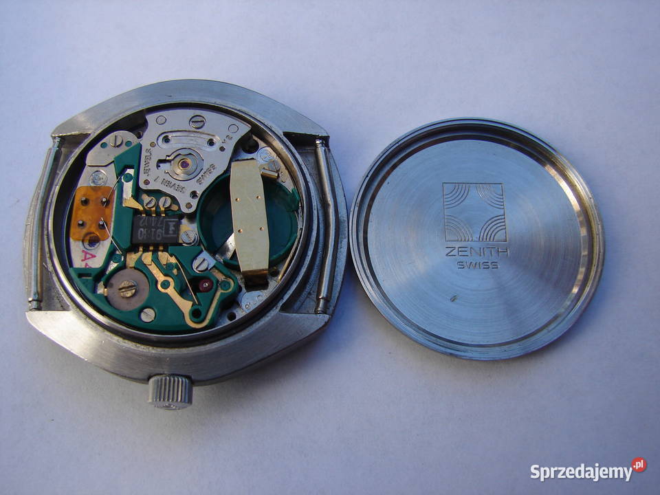 Rzadki Zenith XLTronic Quartz 010031510 Blue Warszawa