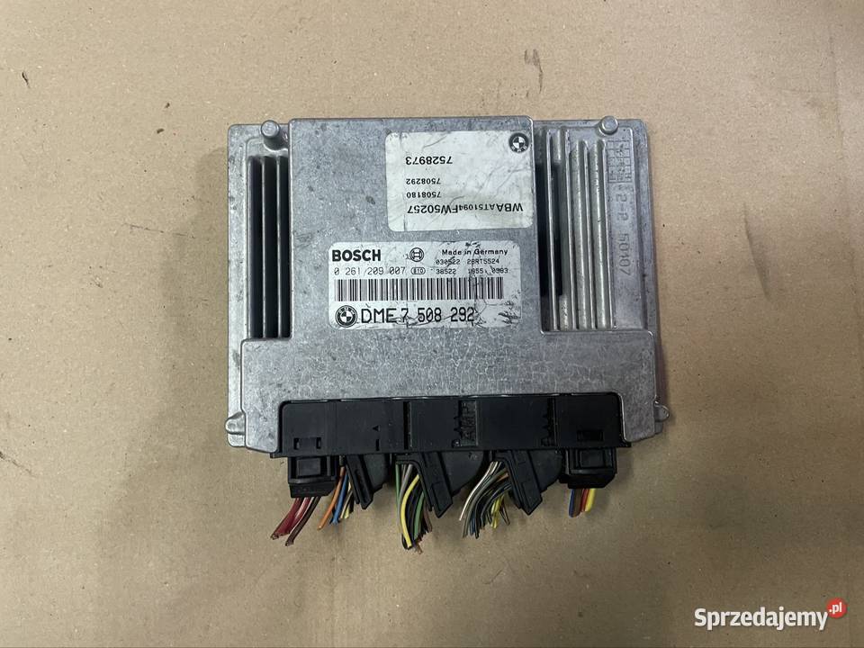 DME 7508292 komputer sterownik silnika bmw 3 e46