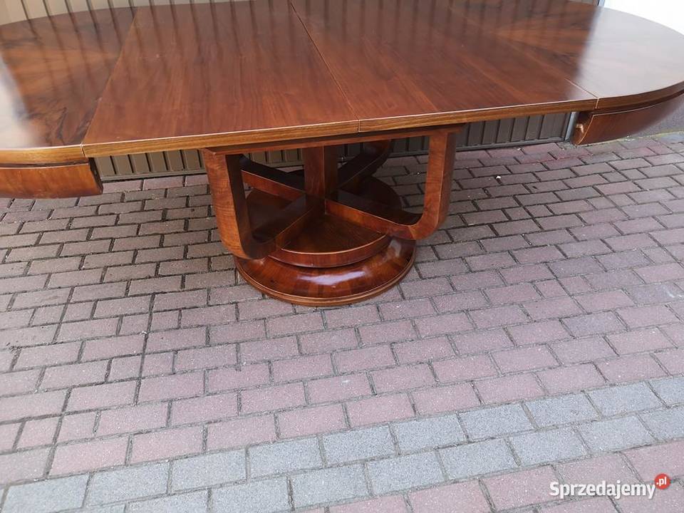 Stół ARTDECO Orzech 129 Unikat Duży Antyk Stary Swarzędz sprzedam
