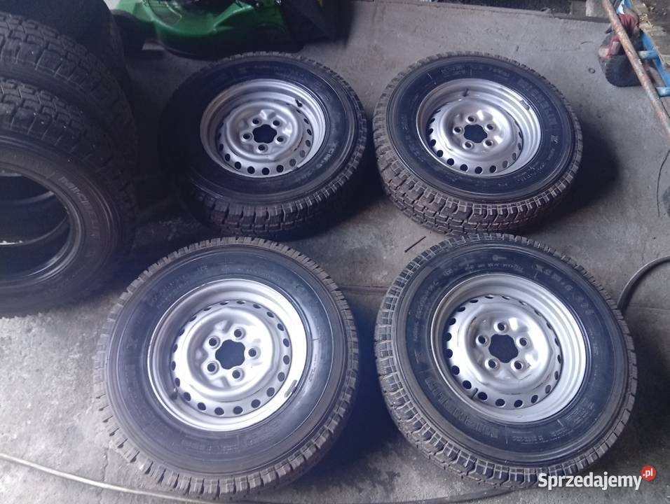 Felgi z oponami VW T3 14 Michelin z kolcami pomorskie