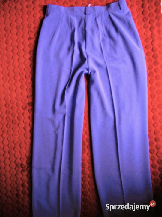 Spodnie damskie 44 2XL biodra 114 niebieski Siedlce