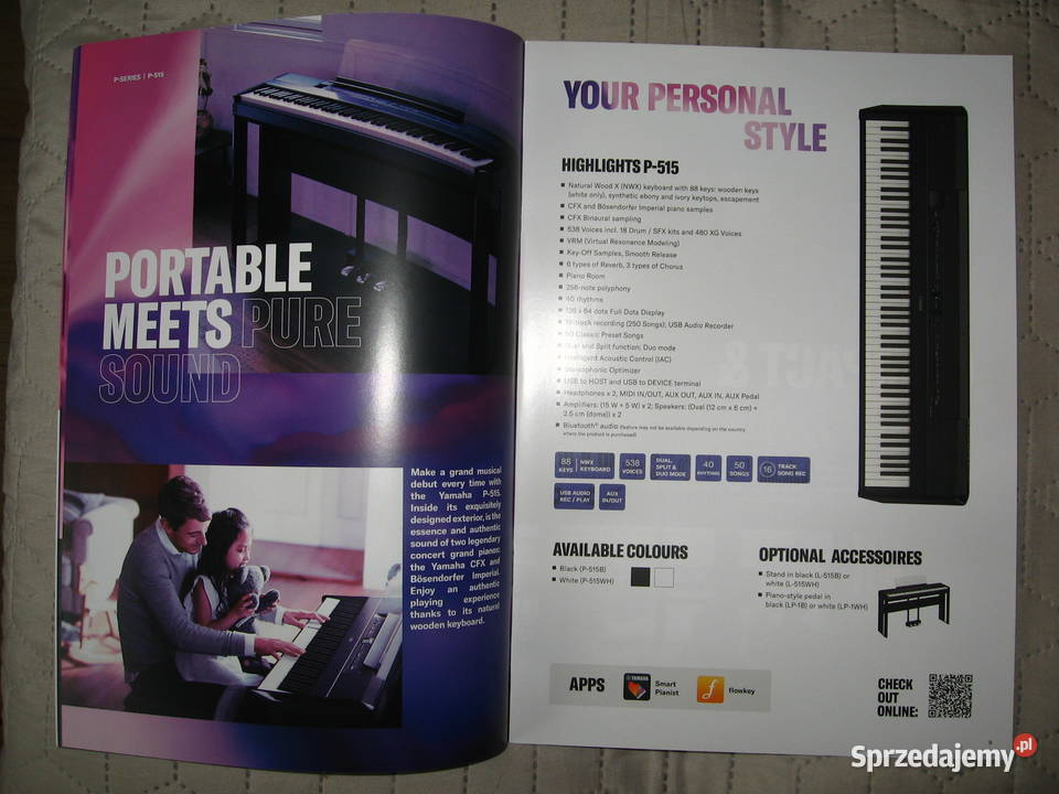 Yamaha PSeries Arius Personal Digital Piano Kępice