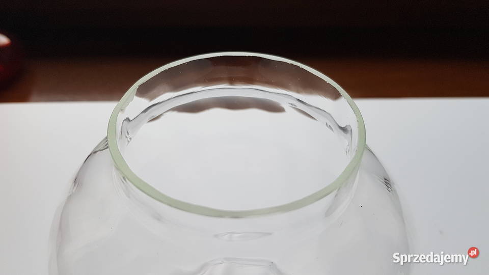Lampa wodna świecznik Ząbkowice kolorowe szkło śląskie Dąbrowa Górnicza