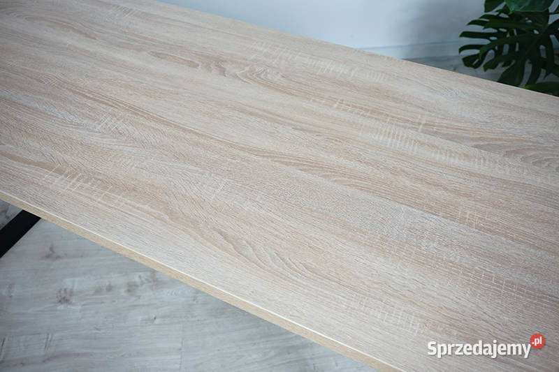 Biurko Neptun LOFT metal Sonoma 120 MebleKreator 120cm Biłgoraj