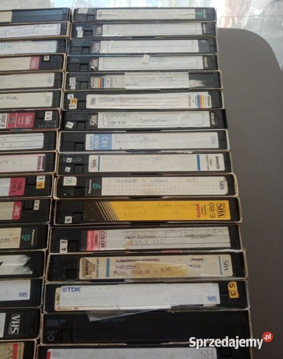 Kasety VHS 100 sztuk
