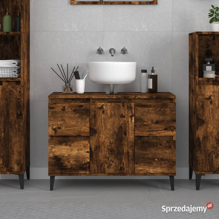 Szafka pod umywalkę przydymiony dąb 80x33x60 Warszawa