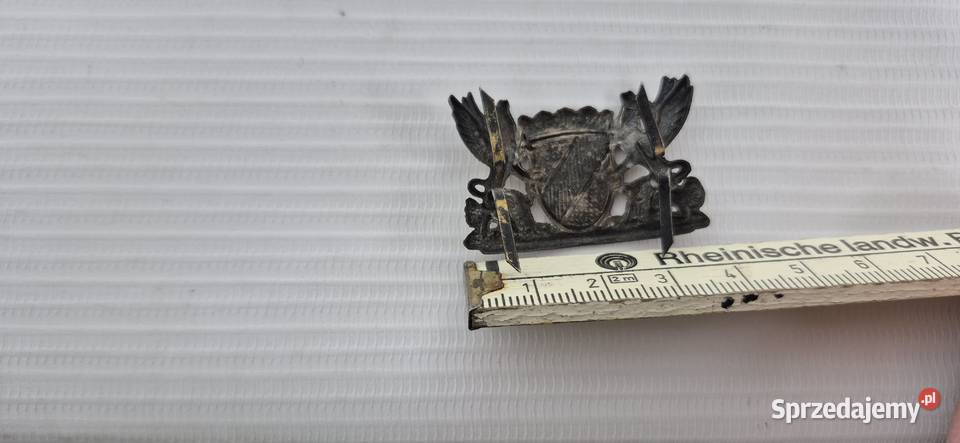 Zabytkowy Herb Badenii Emaliowany emblemat ok Biłgoraj