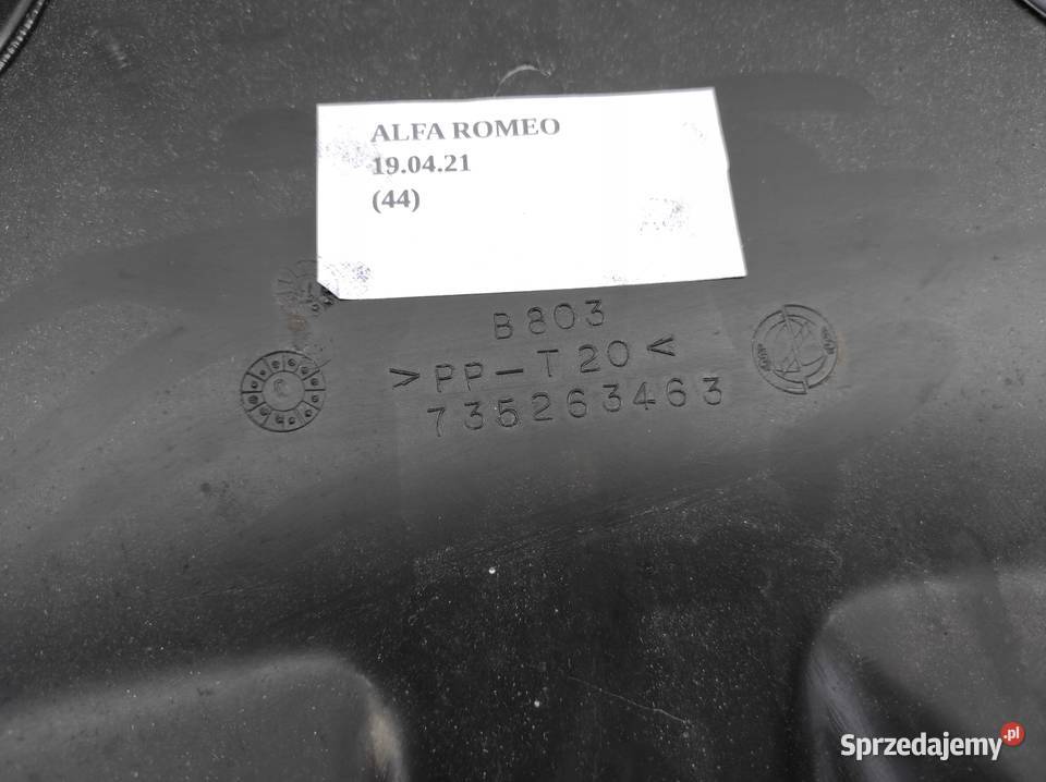 OSŁONA ZAŚLEPKA BAGAŻNIKA ALFA ROMEO 147 937 3D