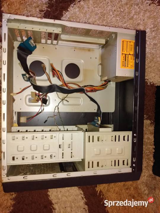 Obudowa pc mid tower z zasilaczem nagrywarka Brzyno
