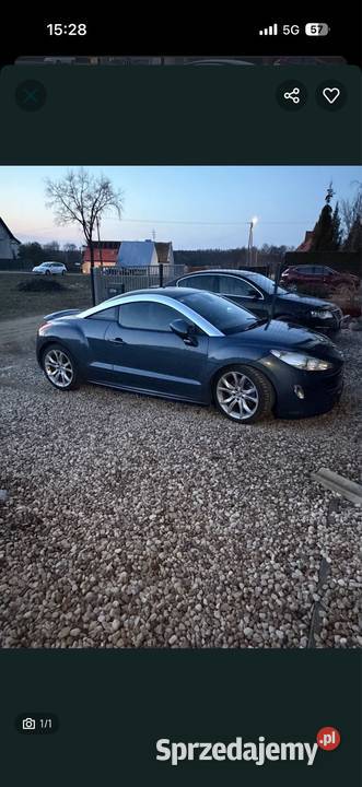 Peugeot RCZ benzyna Lidzbark Warmiński