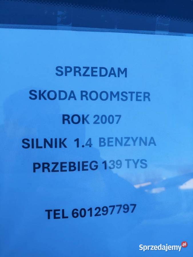 Skoda Roomster czarny łódzkie Zielkowice