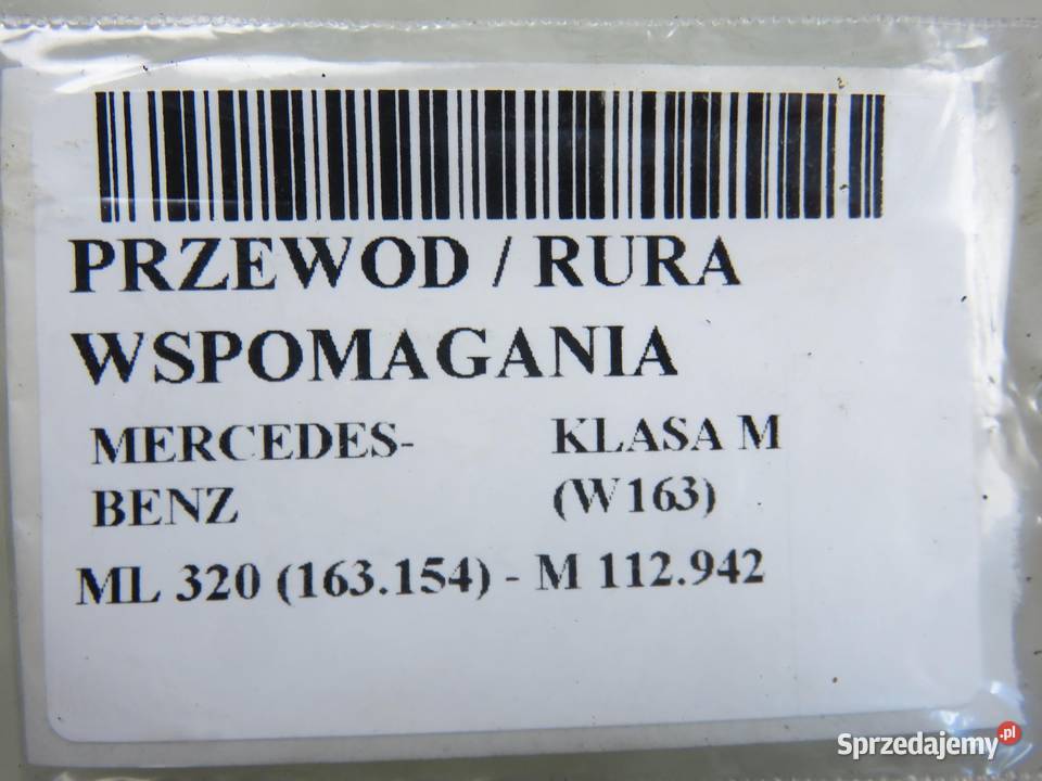 PRZEWÓD WSPOMAGANIA MERCEDES W163 ML 320