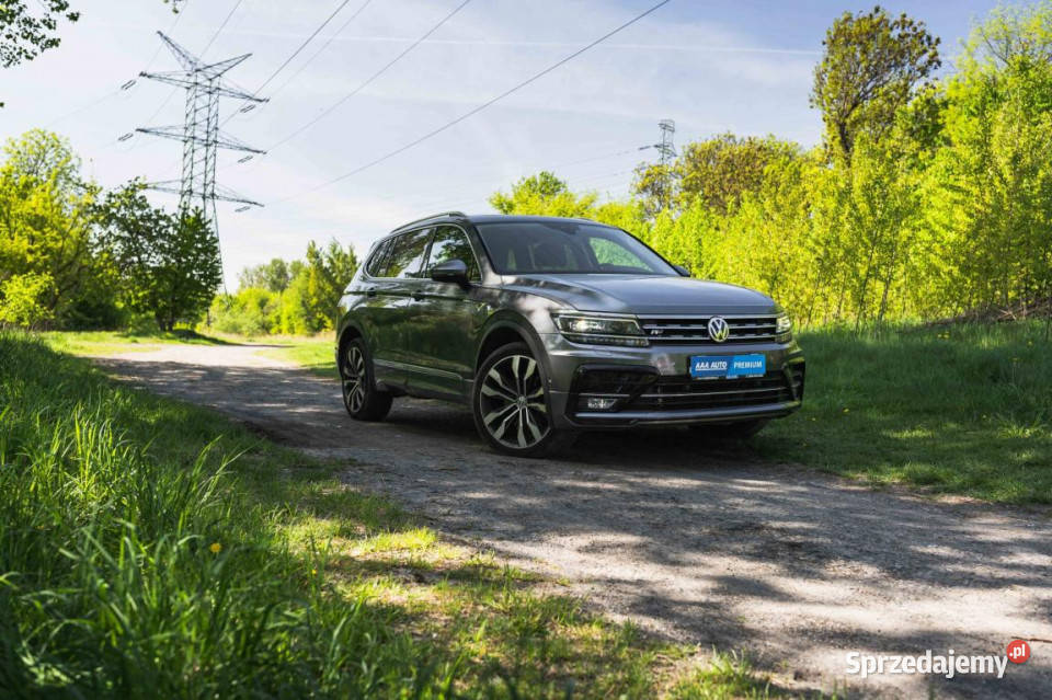 VW Tiguan Allspace 20 TSI podgrzewane fotele Samochody osobowe Katowice