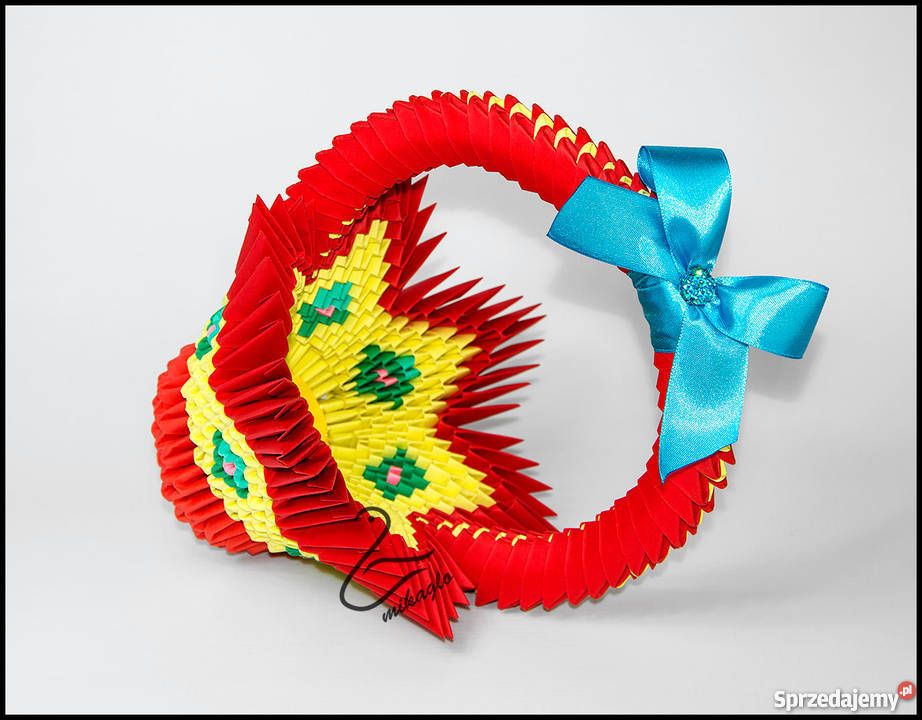 Koszyczek origami modułowe koszyk origami Kielce