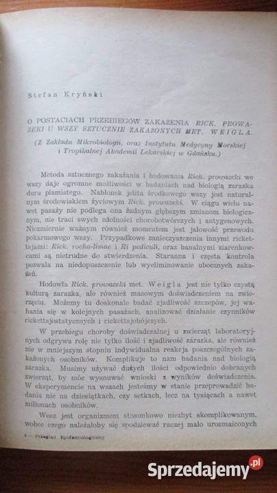 Przegląd Epidemiologiczny kwartalnik rocznik