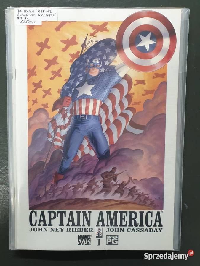 Marvel Knights Captain America 6 komiksów Marvel pomorskie Gdynia
