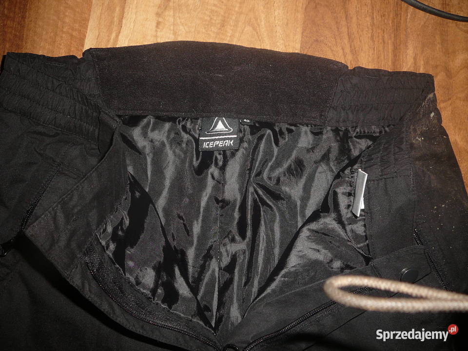Spodnie narciarskie iceapak czarne 42 Odzież sportowa Wrocław sprzedam