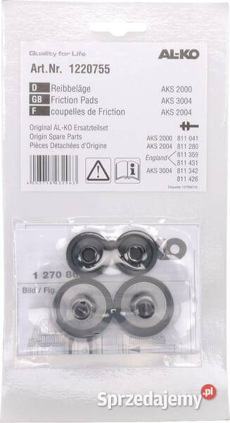 Okładzina cierna kpl ALKO 1220755 małopolskie