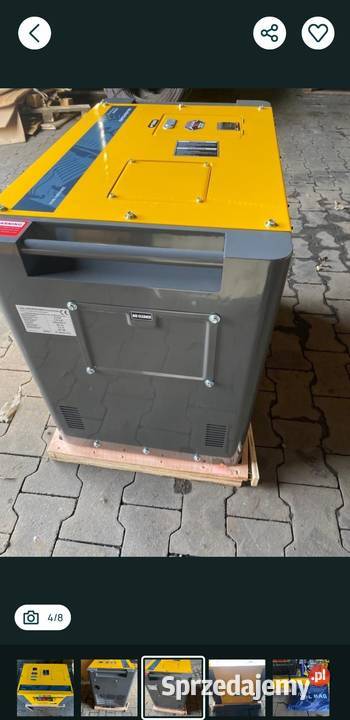 Nowy Agregat prądotwórczy 6KW Diesel Valkenpower śląskie Myszków