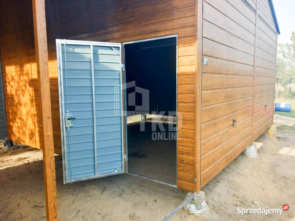 Garaż Blaszany 6x5 wiata 2x Brama Podwyższenie samodzielny Zielona Góra sprzedam