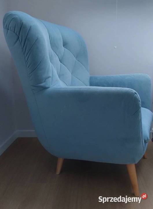 Fotel Black Red White Pirjo w kolorze niebieskim podlaskie Wasilków