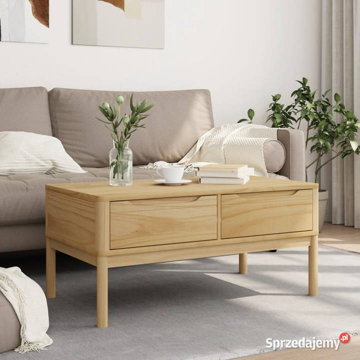 Stolik kawowy FLORO woskowy brąz 99x555x45 sprzedam