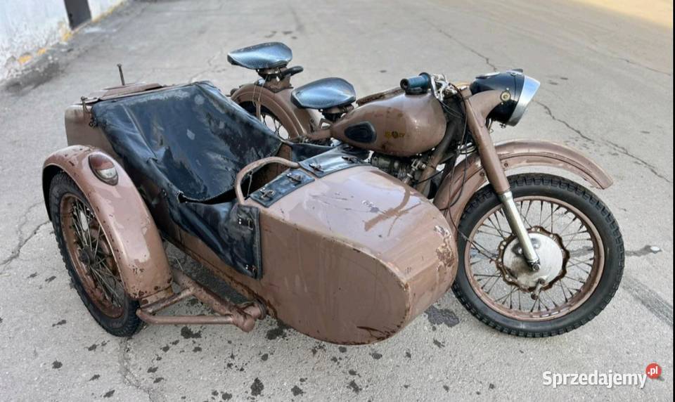 Ural m 62 imz kmz k 750 mt mw m 72 dniepr Rok produkcji 1963 kujawsko-pomorskie Mogilno