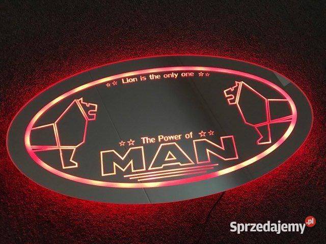 MAN LED mirror 60x30 24v multicolor 3m cable Diody i neony Kobierno