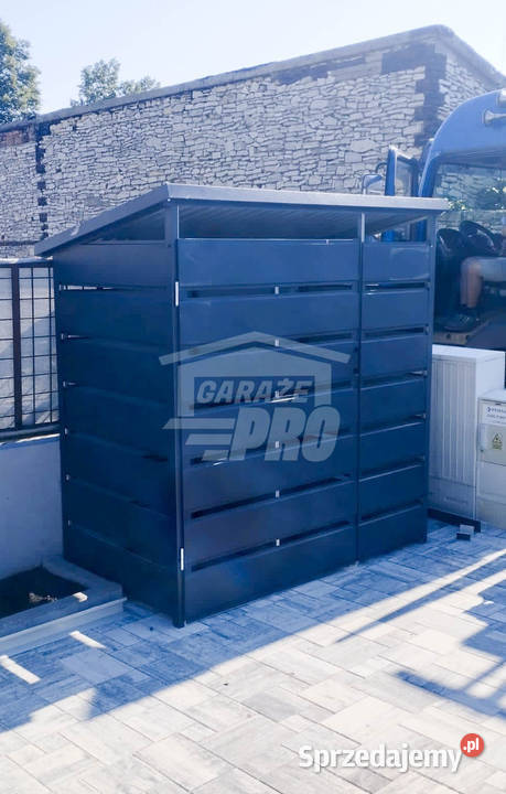 Wiata śmietnikowa spad tył 15x05m Schowek sprzedam